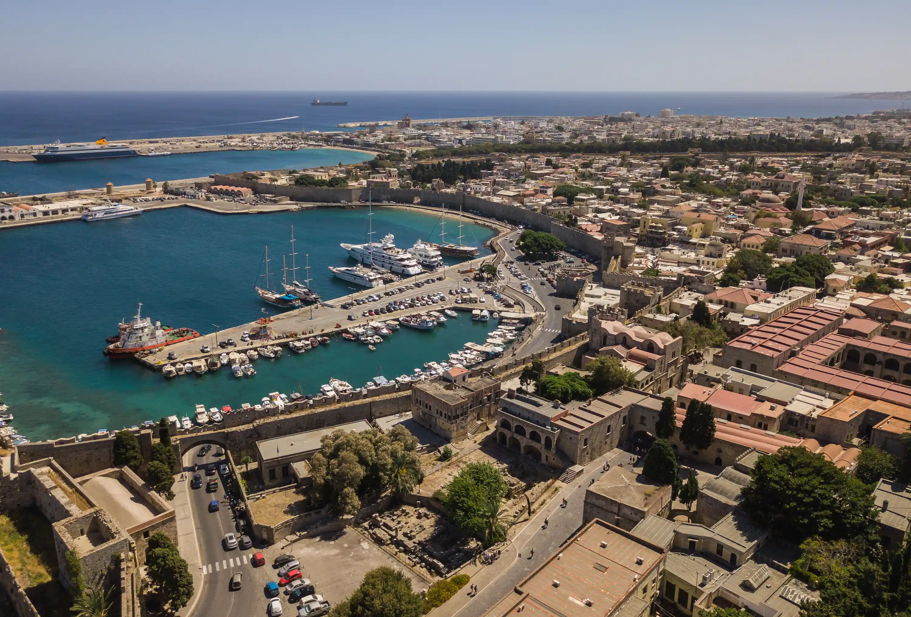 Rhodes Old Town and city centre