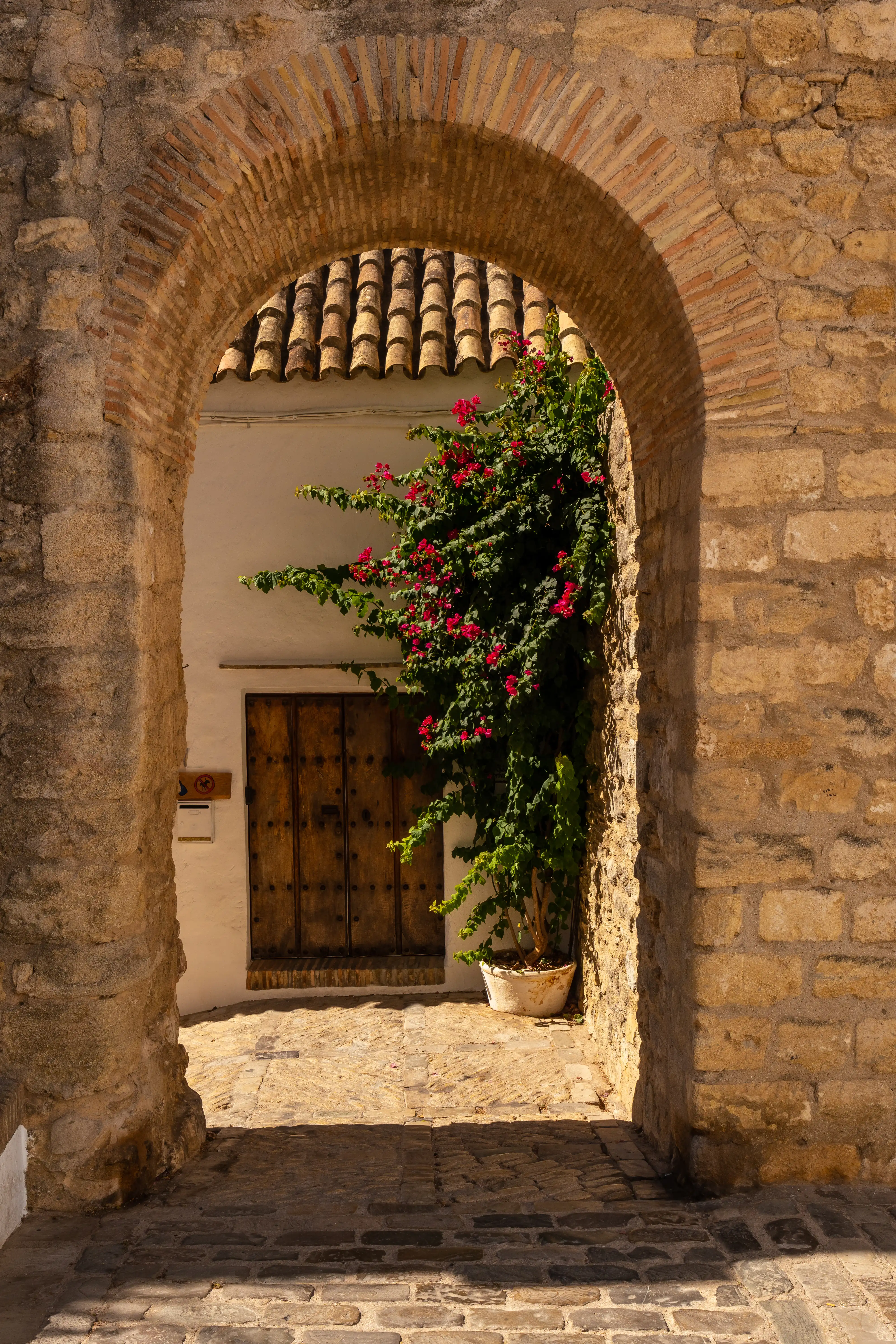 Stone street for slow wandering in Rhodes Old Town